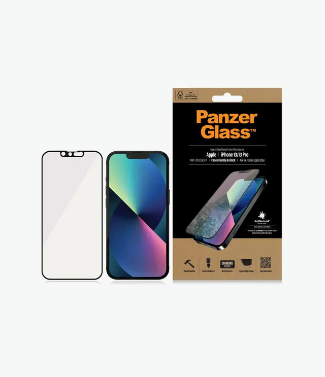 PanzerGlass iPhone 2021 6.1'' CF Anti-Bluelight, Black AB - PRO2757
