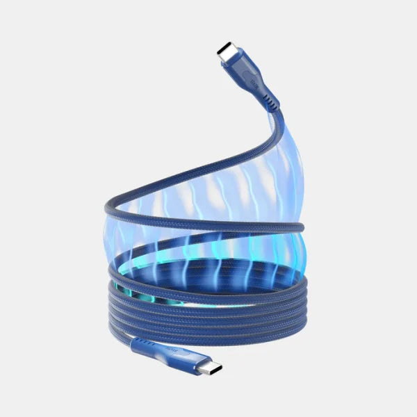 Statik | PUP-0550-3FT-CC-NVY | Statik MagStack Pro Magnetic 100w Cable USB-C to USB-C 90cm | Navy Blue