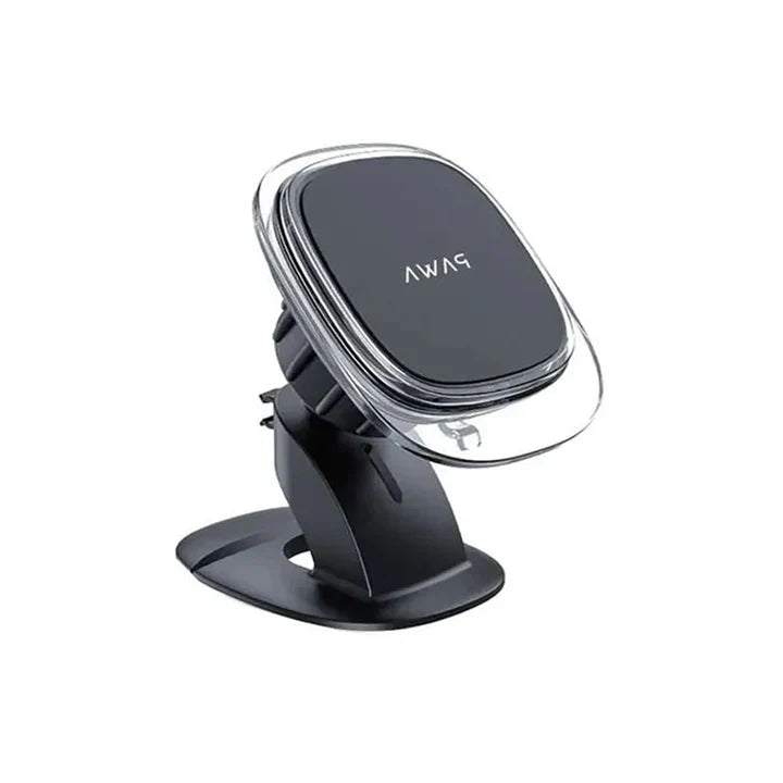 PW-CH214RM-BK | PAWA Magnetic 2IN1 Car Mount with Four Rubidium Magnet | Black