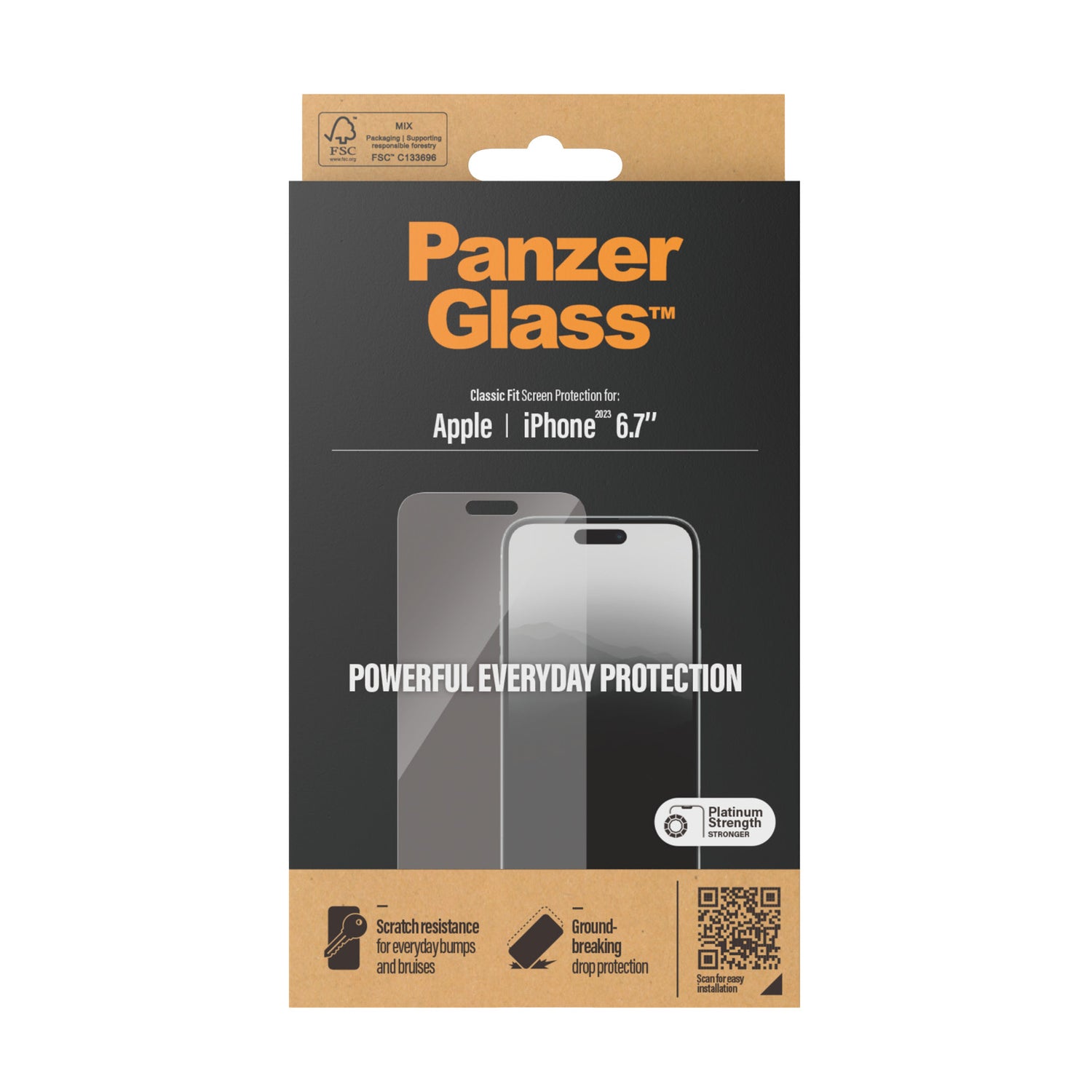310103775 | PanzerGlass™ iPhone 2023 6.7