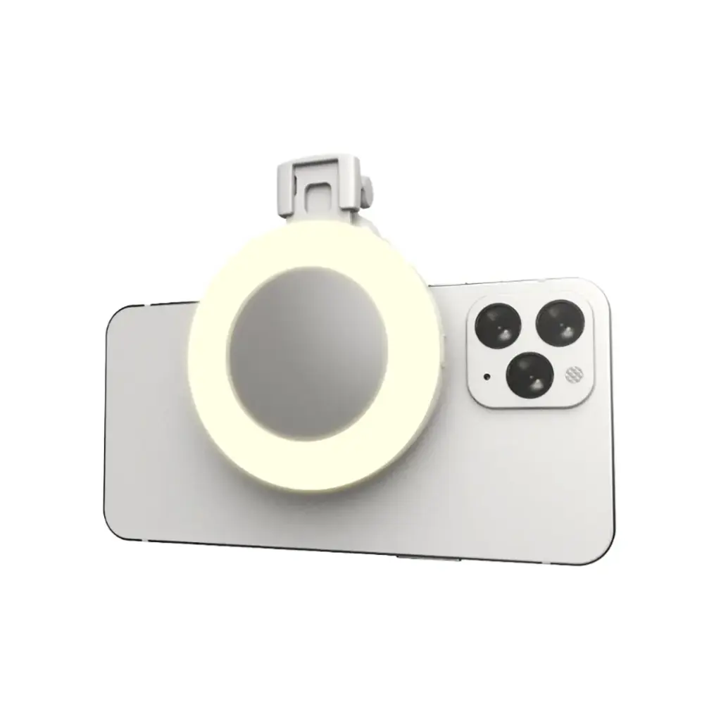 Porodo Lifestyle Clip-On Mirror Fill Light (PD-LFST153-WH)