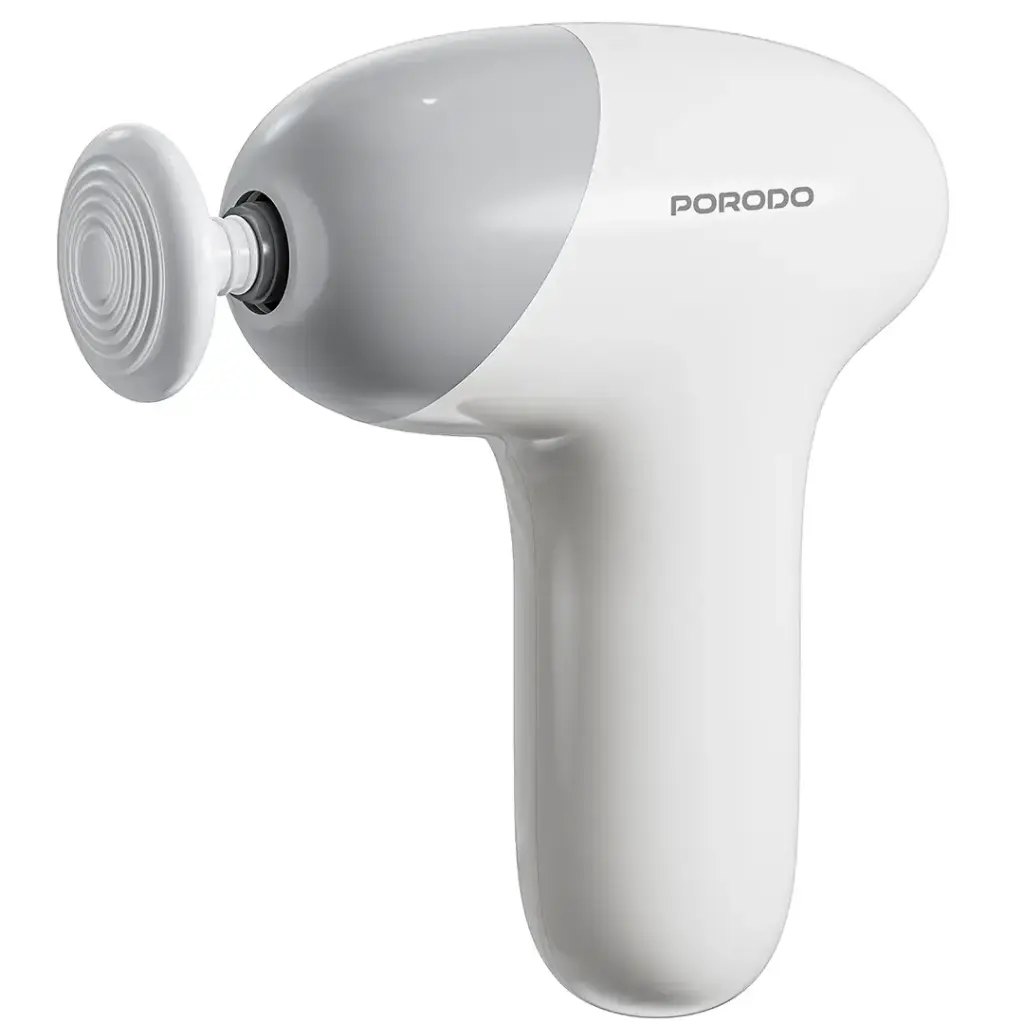 Porodo Lifestyle Cordless Mini Massage Gun - Beige - GulfStore.com