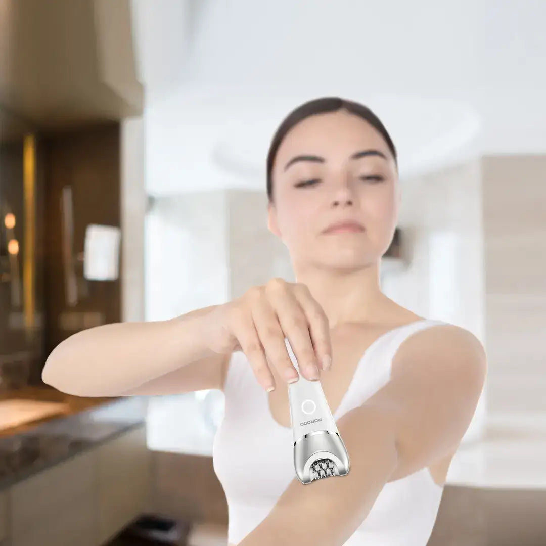 Porodo Lifestyle Face & Body Epilator - White PD-LFST111-WH - GulfStore.com