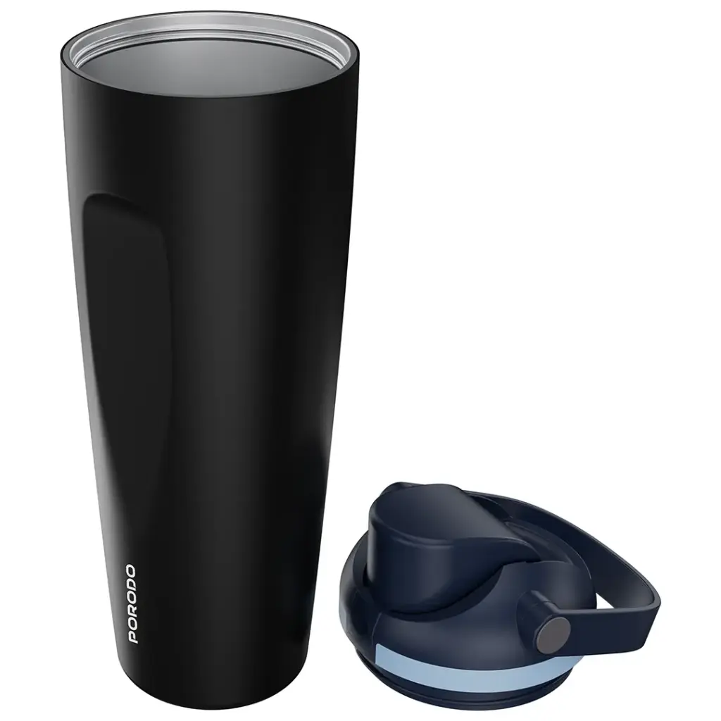 Porodo Lifestyle Stainless Steel Double Walled Bottle - Black