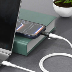PDLTOC50GY | Porodo MiniLink Transparent OTG Adapter Lightning to USB-C | Grey