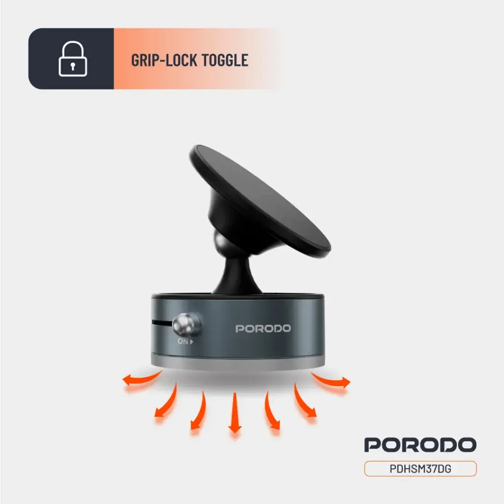 PDHSM37DG | حامل هاتف بورودو متعدد الأسطح ماج سيف | رمادي غامق