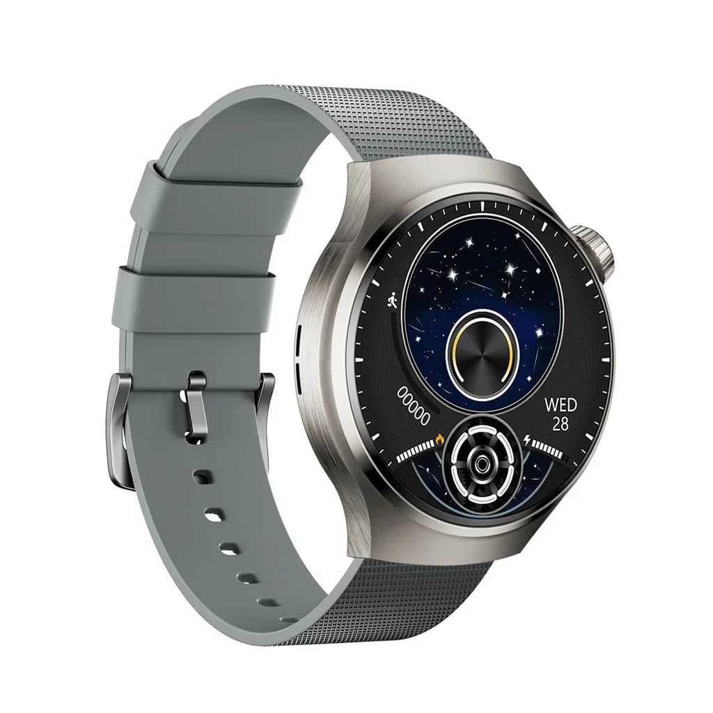 PD-SFERA-SL , Porodo Sfera Amoled Smart Watch - Silver