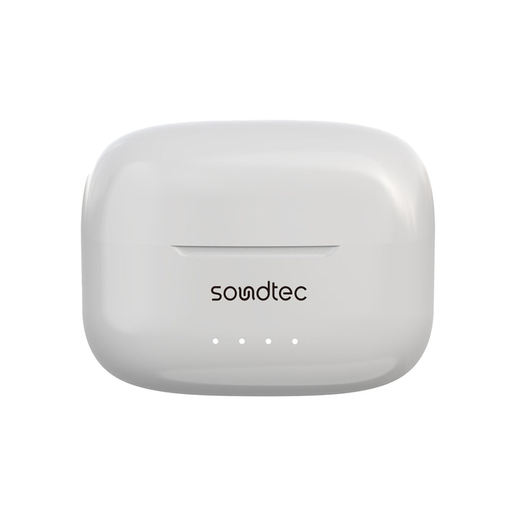 PD-STWLEP032-WH , Porodo Soundtec ANC & ENC TWS Earphone with Transparent Earbuds - White