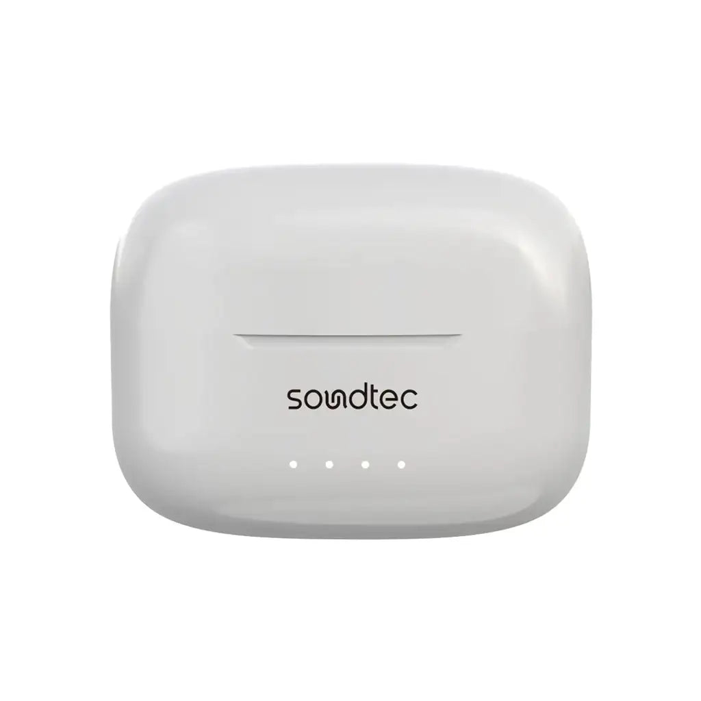 PD-STWLEP032-WH , Porodo Soundtec ANC & ENC TWS Earphone with Transparent Earbuds - White - GulfStore.com