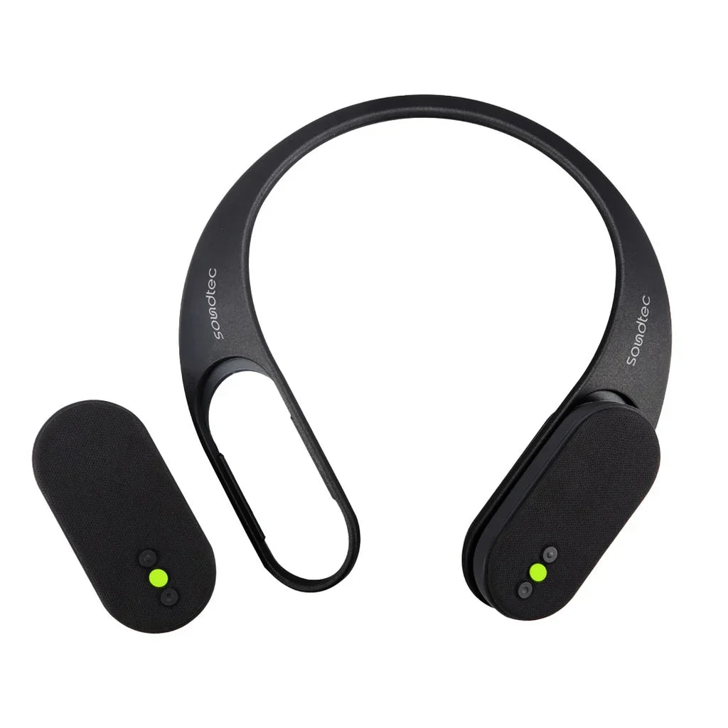 PD-STWLEP024-BK , Porodo Soundtec Neck Audio Wireless Speaker And Detachable Design - Black