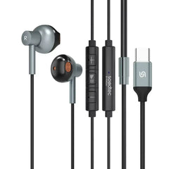 PD-STWLEP047-BK , Porodo Soundtec Stereo Earphones 1.2M -Black - GulfStore.com