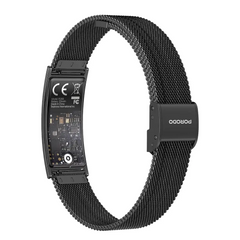 PDB8 | Porodo Trackfit Plus Smart Bracelet Fitness Tracker With Display App | Black - GulfStore.com