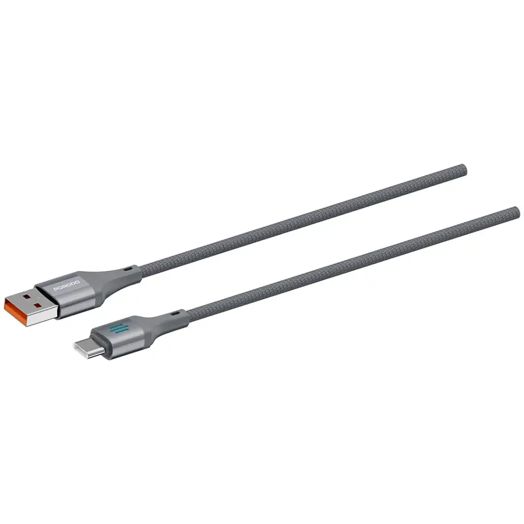 PDDC96 | Porodo Usb-A To Usb-C Charging & Data Cable 1M  - GREY