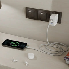 PDDC27SL | Porodo Usb C To Lightning Pd Charging & Data cable 1M | Silver - GulfStore.com