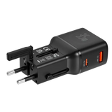 PD-FWCH055-BK , Porodo Universal Travel Pocket Charger - Black