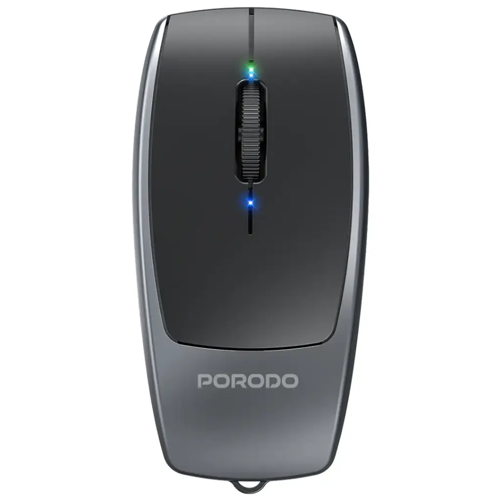 PDM109SL | Porodo Wireless Mouse 1600DPI with Card Reader | Silver