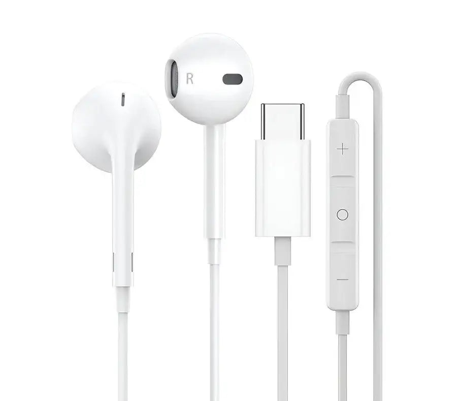 PR-WPSTEPTC , Powero+ Wave Pulse Wired Earphone Clear & Elegant 1.2M Type-C Earphone - GulfStore.com