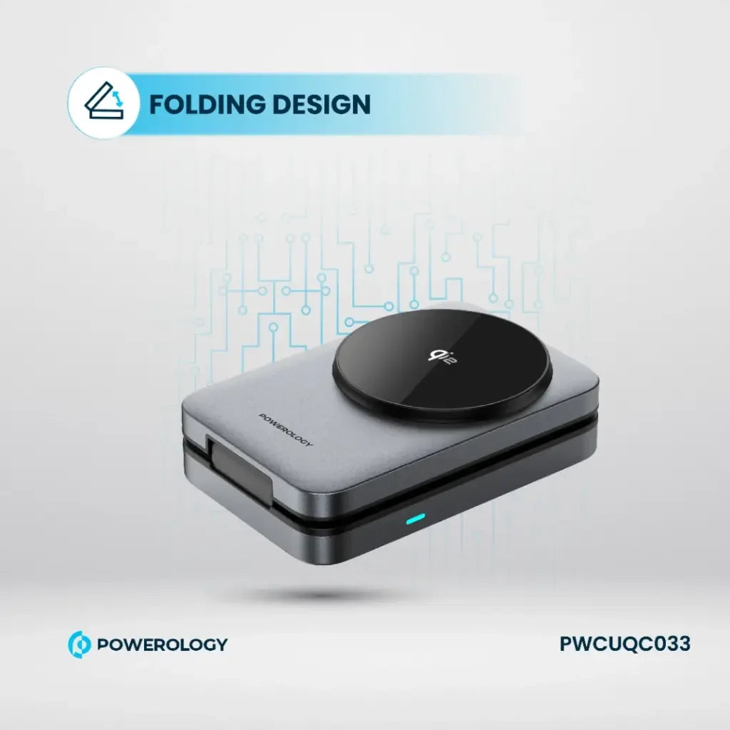 Powerology PWC033 15W Qi2 Fast Charging Multi Device Hub