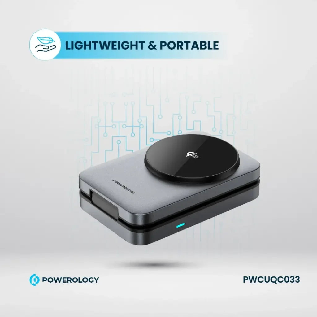 Powerology PWC033 15W Qi2 Fast Charging Multi Device Hub
