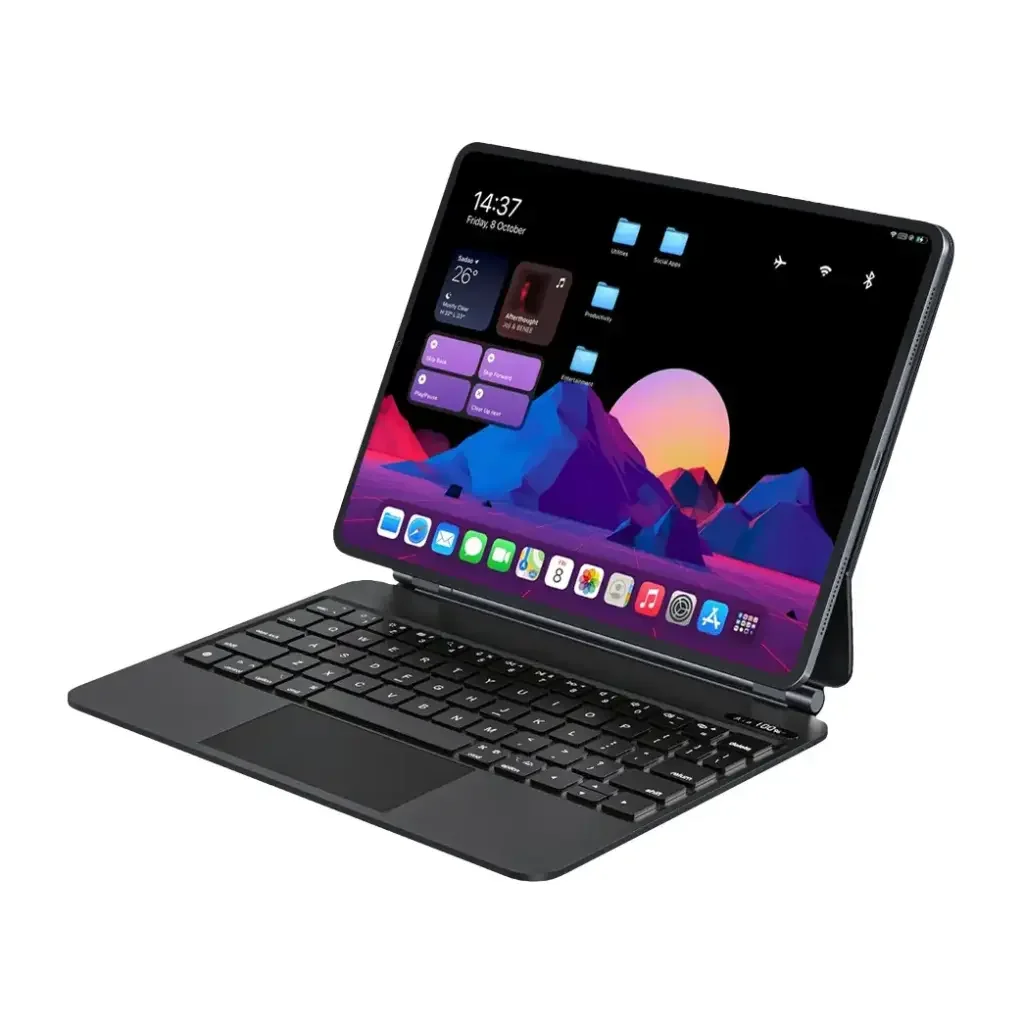 Powerology Smartcase Pro+ Wireless Keyboard Case Designed for iPad Pro 13” (M4) (PSM009)