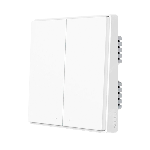 AQARA Smart Wall Switch (No Neutral, Single Rocker) | QBKG22LM