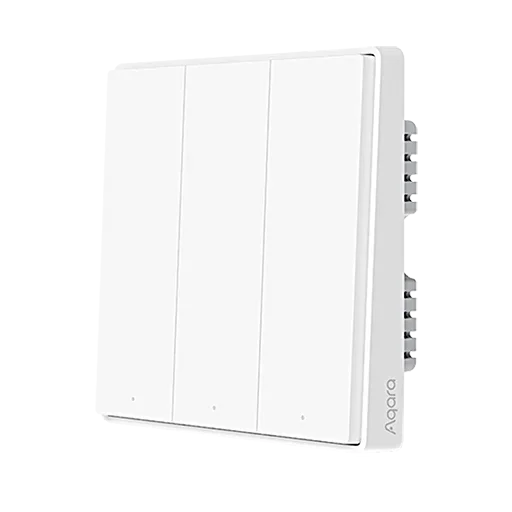 مفتاح حائط ذكي من Aqara D1 (بدون محايد، مفتاح ثلاثي) | QBKG25LM 