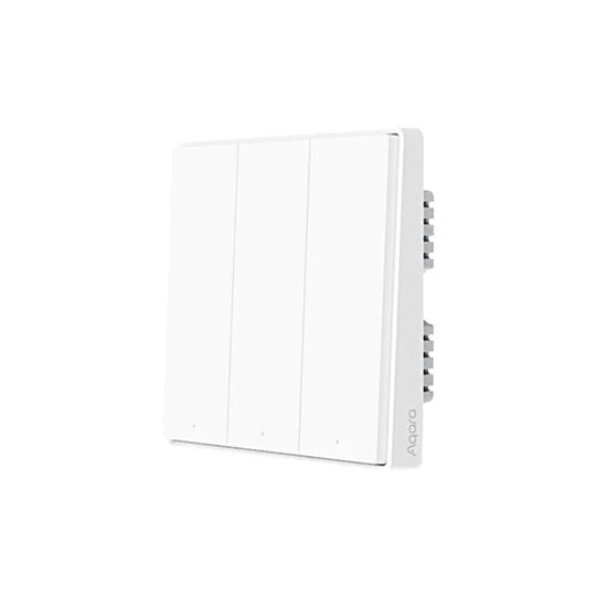 Aqara Smart Wall Switch D1-3 | NoNeutral-ThreeRocker | QBKG25LM | AK049CNW01