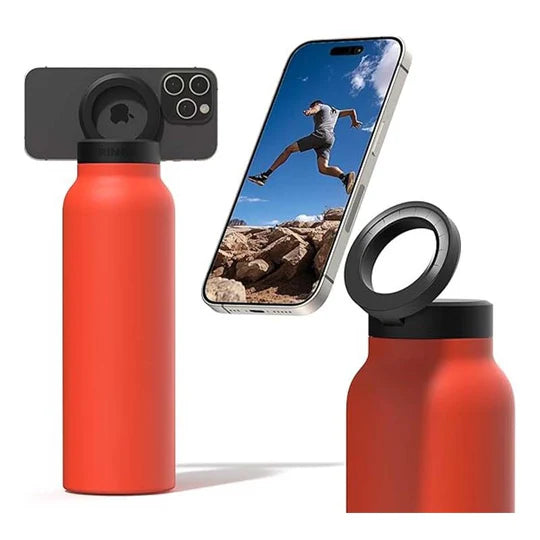 RINGO - WATER BOTTLE - 32 OZ - SCREW LID / BOOSTER RING - ORANGE