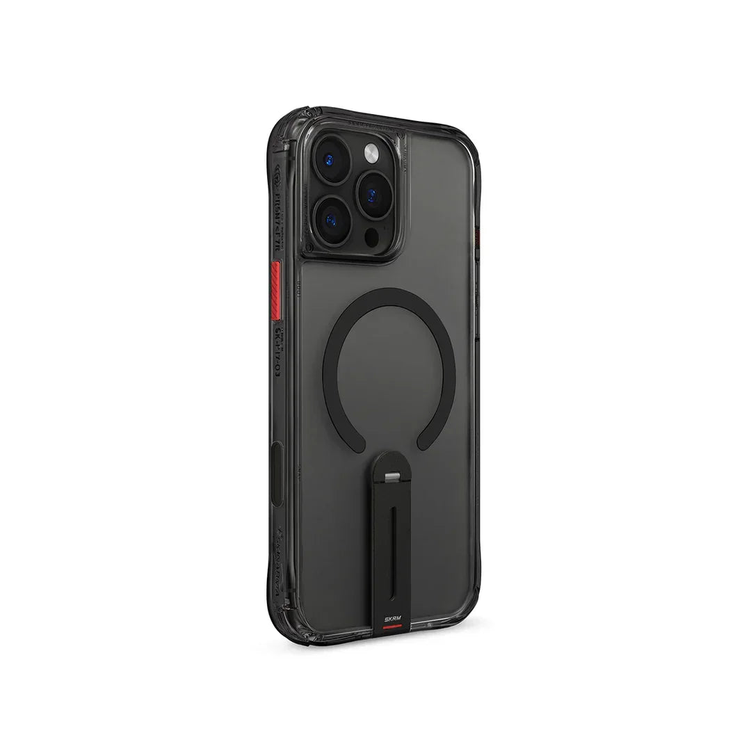 حامل SKINARMA HELIX MAG-CHARGE 360° لهاتف iPhone 16 PRO - أسود
