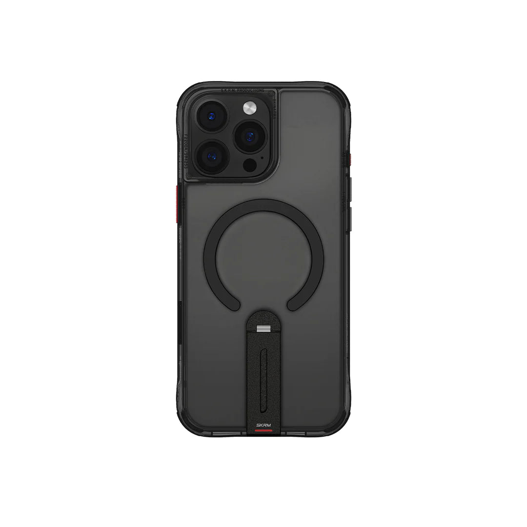 SKINARMA IPHONE 16 PRO MAX HELIX MAG-CHARGE 360° ROTATING STAND - BLK