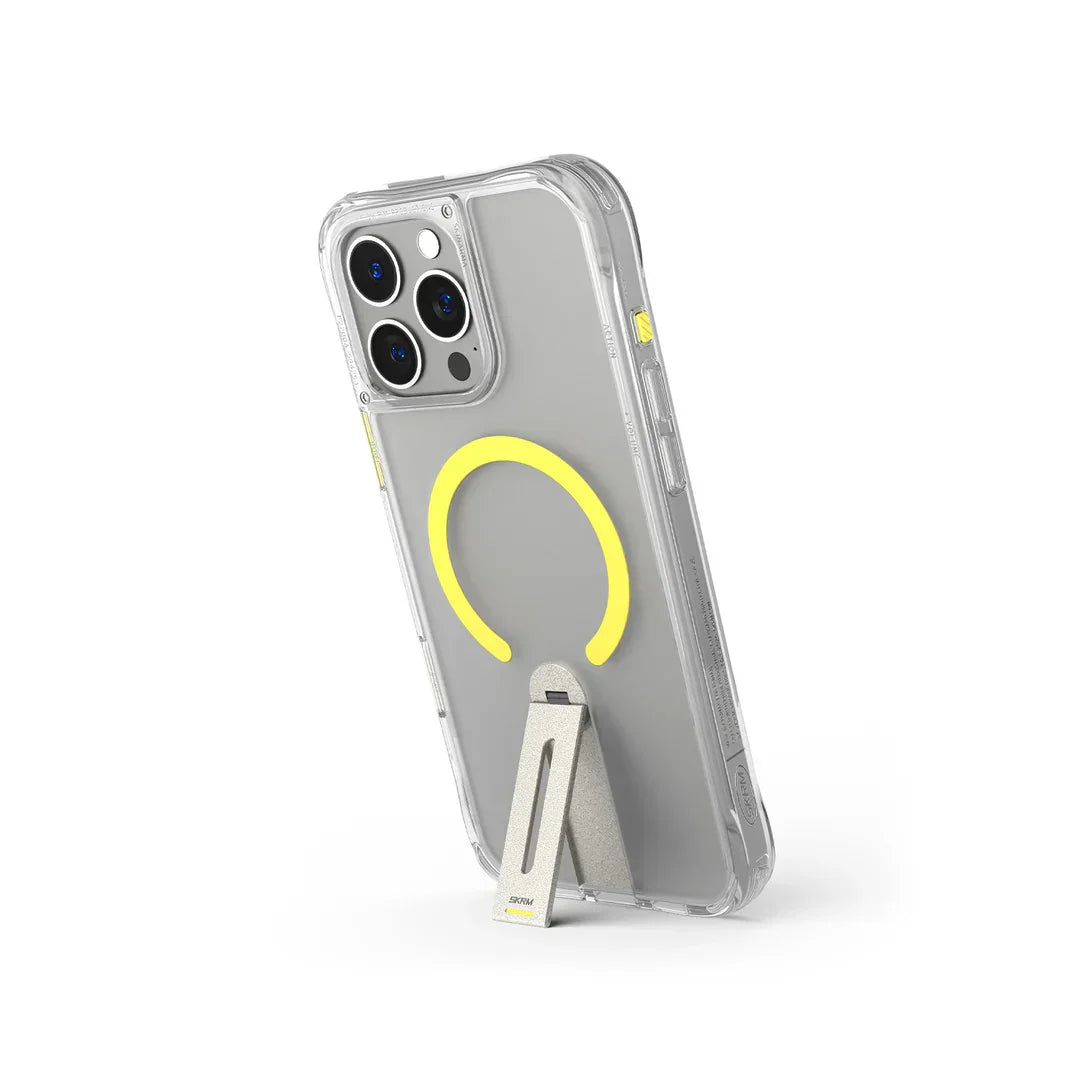 SKINARMA IPHONE 16 PRO HELIX MAG-CHARGE 360° ROTATING STAND - CLR