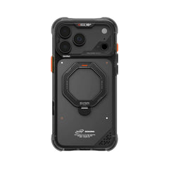 SK-2026IPP6.3-SATURN-BLK | SKINARMA Iphone 18 Pro 6.3" | 2026 | Saturn | Rotating Kick-Stand | Black