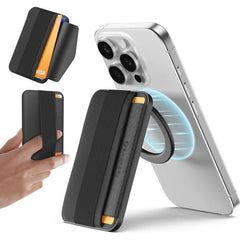 Sinjimoru | SMA-BAND-STAN-BK | Sinjimoru MagSafe Wallet M-Band Stand - GulfStore.com
