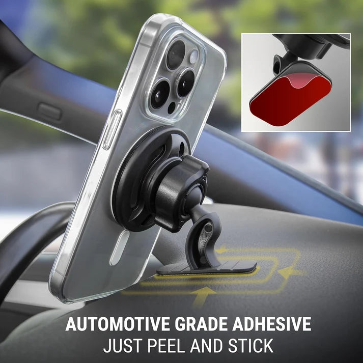 Scosche - MagicMount Dash/Vent Magsafe Mount For Most Cell Phones - Black