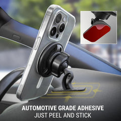 Scosche - MagicMount Dash/Vent Magsafe Mount For Most Cell Phones - Black