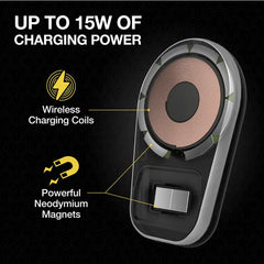 Scosche MagicMount™ Pro Charge5 Window/Dash Magsafe/Universal Wireless Charger
