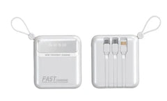 HT-DX250 | Leedor 10000mAh DX250 Fast Charging 22.5W Power Bank | Sliver