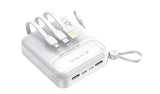 HT-DX250 | Leedor 10000mAh DX250 Fast Charging 22.5W Power Bank | Sliver