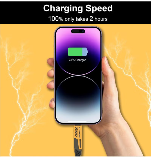 Just One All in one Cable (USB-C - Lightning - USB-A) 65 Watts