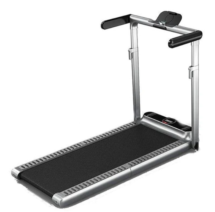 HSM Foldable Walking Pad Treadmill for Home Fitness 120Kg Max User Weight - Silver