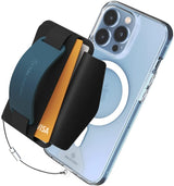 SMA-SPCH-GRIP-BL-US | Sinjimoru M-BGrip 3 in 1 Magnetic Wallet & Phone Grip Stand for MagSafe | Blue