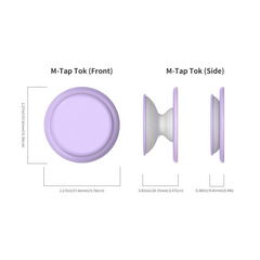 Sinjimoru | SMA-TOK-TAP-LV | Sinjimoru M-Tap Tok Phone Grip Magnetic Silicone