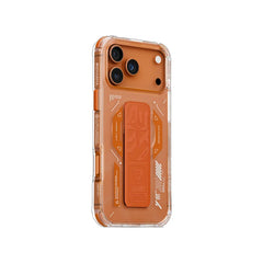 SkinArma |SK-2025IPP6.9-HELIO-ORG| جراب Helio Mag Safe وحامل مسكة | لهاتف iPhone 17 Pro Max، 6.3 بوصة، 2025 | برتقالي
