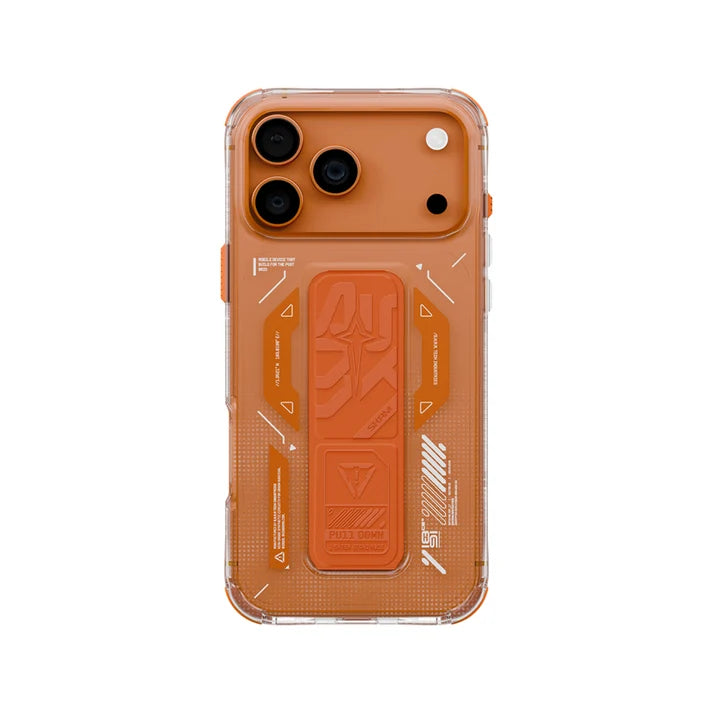 SkinArma |SK-2025IPP6.9-HELIO-ORG| Helio Mag Safe & Grip Stand Case | For IPhone 17 Pro Max , 6.3 