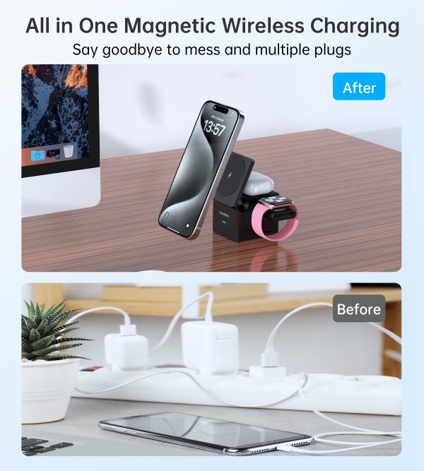 CHEOTECH MAGNETIC WIRELESS CHARGER 3IN 1 - T632-F
