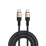 PW-12BDC253-DTBK | PAWA Levin Usb-C To Usb-C Braided Cable 1.2M 60W | Desert Black