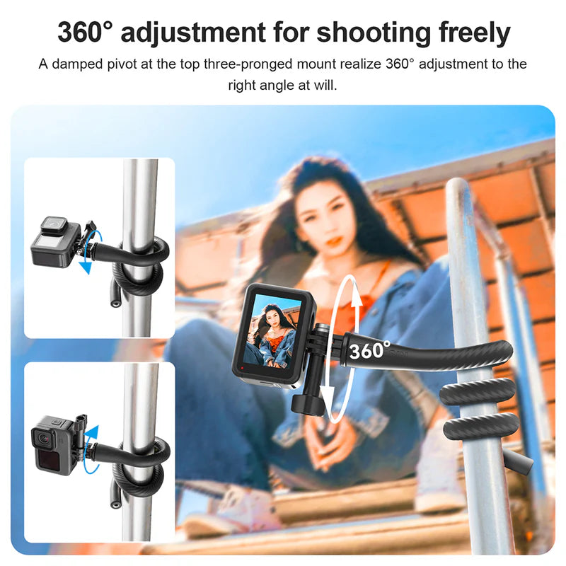 TELESIN Flexible Mount For Action Cameras/Phones