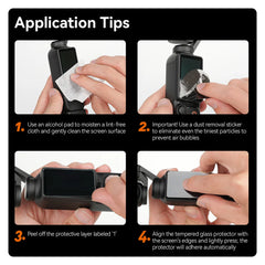 Telesin AR Screen Protector for Pocket 4P with positioning fram