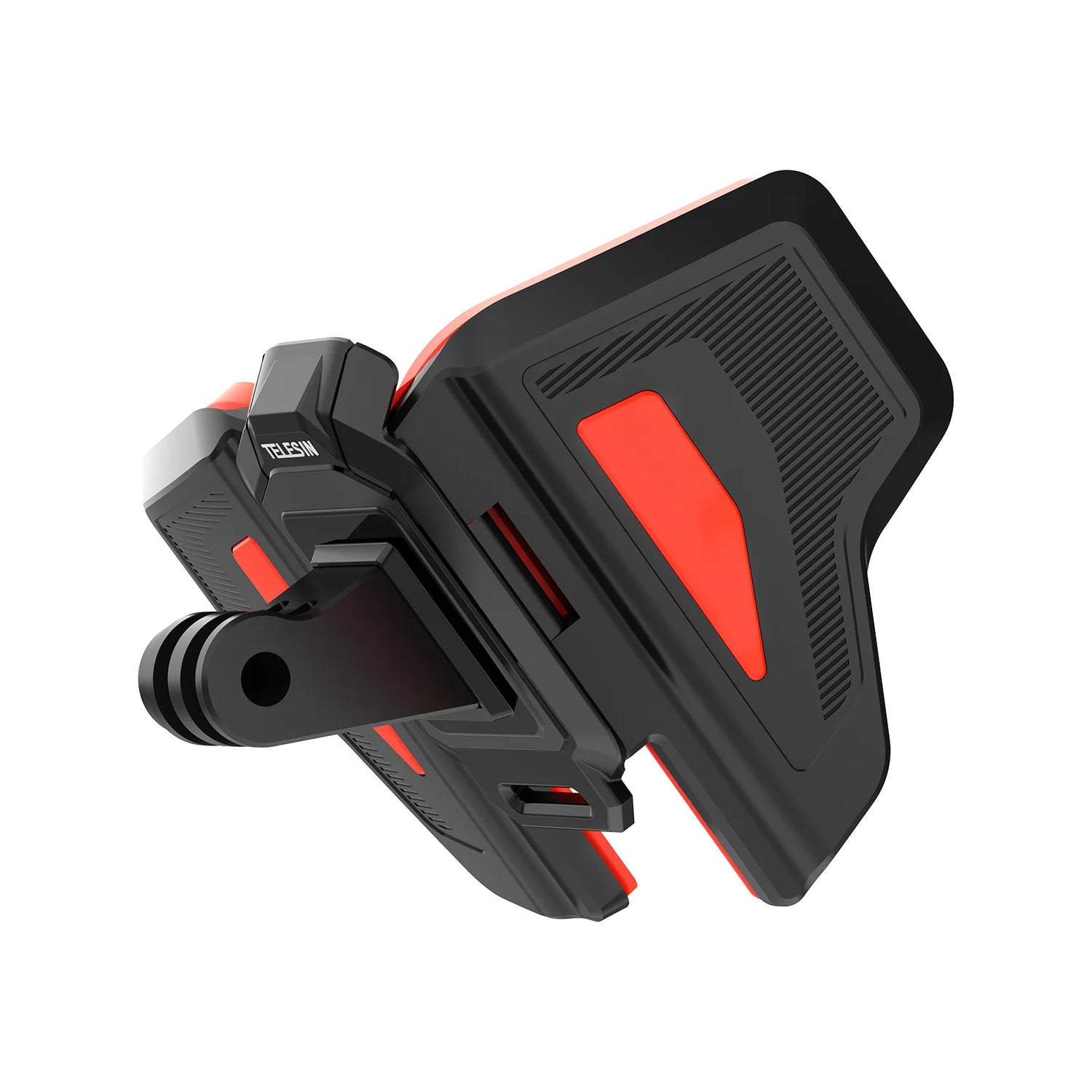 Telesin 2nd Generation Helmet Chin Mount---Orange color for action cameras