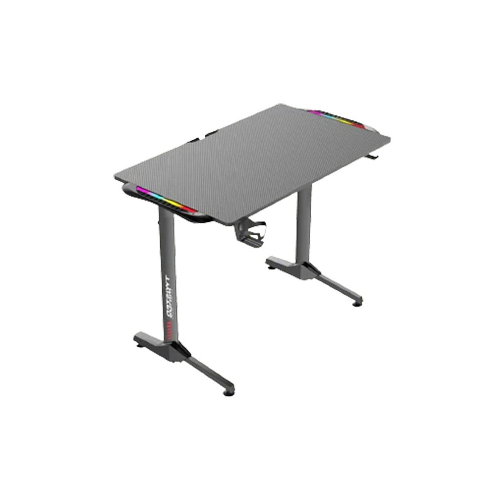 Twisted Minds T-Shaped Gaming Desk Carbon fiber texture - RGB  (110*60*75cm)